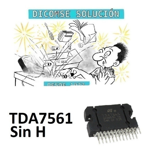 Circuito Integrado Tda7561 Sip25 Sin H 0