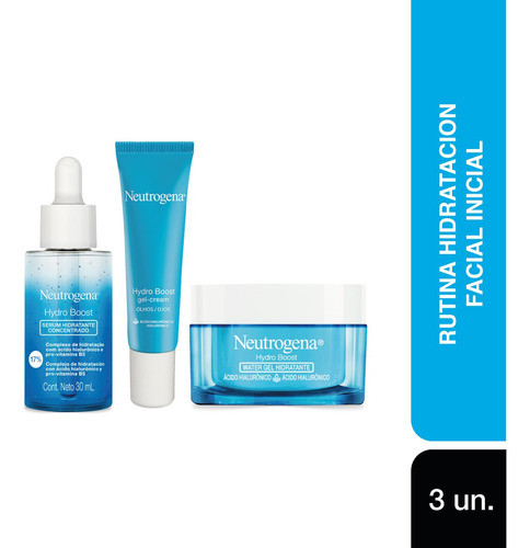 Rutina Neutrogena Hidratacion Facial Con Serum Hialuronico 0
