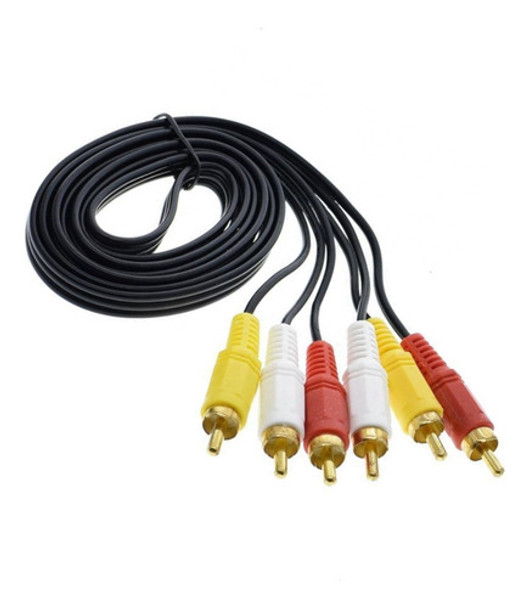 Cable 3 Rca A 3 Rca 1.5 Metros 0