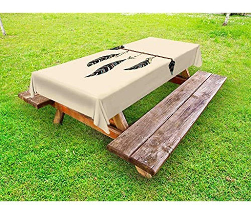 Lunarable Arrows Mantel Al Aire Libre Figura De Flecha En Pa 0