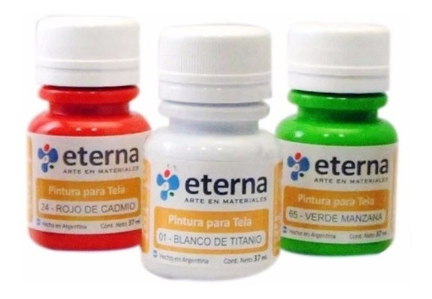 Pintura Para Tela Eterna 37 Ml X Unidad Superdetodo 0