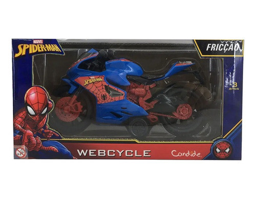 Moto Friccao Homem-aranha Webcycle Candide 0