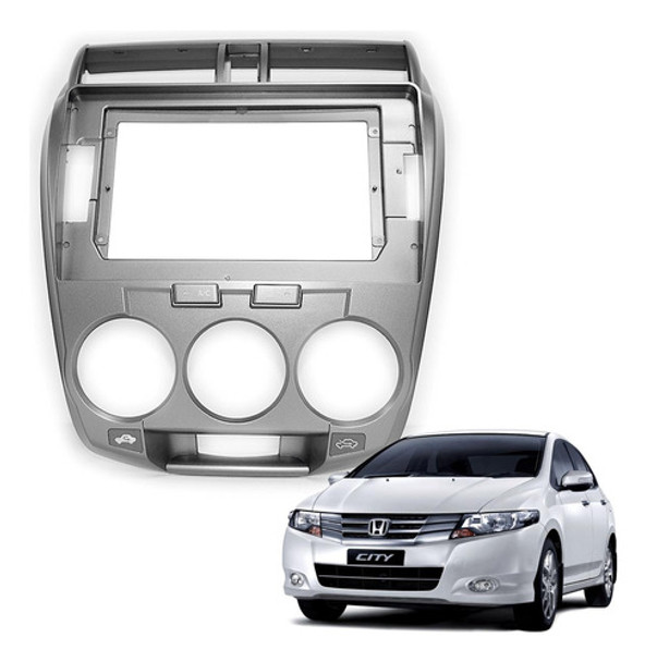 Marco Adaptador Honda City Climatizador Manual 10 Pulgadas 0