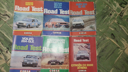 Lote 6 Suplemntos Autos Road Test Revista * Corsa * Años 80 0