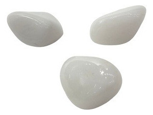 Piedras Gemas Cuarzo Lechoso N2 Pulida Monte Kurama 0