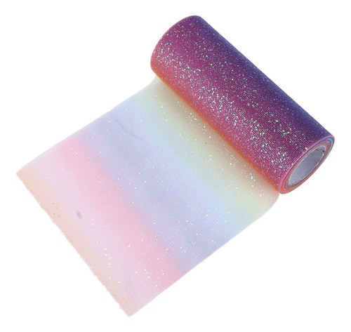 Tule Arco-íris Brilhante Longo, Flexível, Requintado E Conve 0