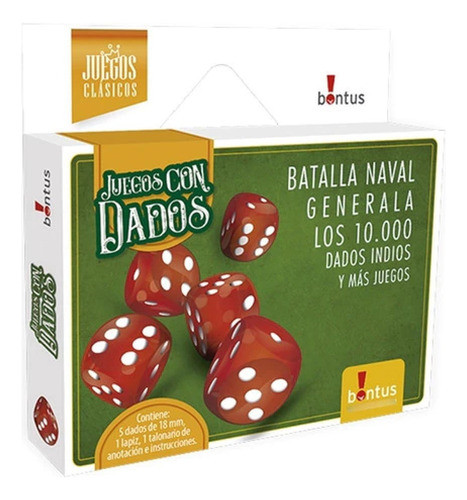 Juego Generala Clásico Con Dados Bontus - La Aldea 0