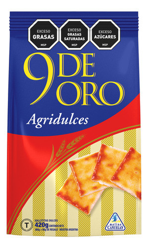 Galletas Agridulces 9 De Oro 420 Grs. 0