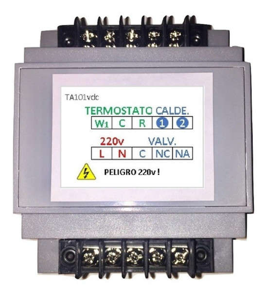 Adaptador Instalacion Termostato Nest Ecobee Ta101vdc Din * 0
