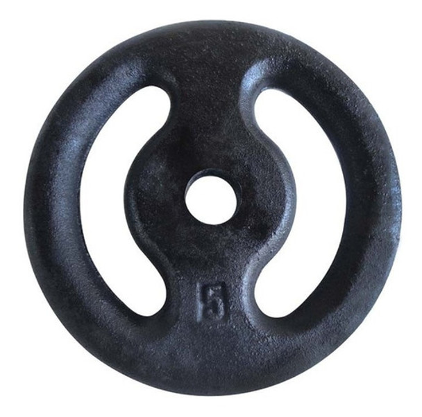 Kit 2 Anilhas De 5 Kg Ferro Fundido 0