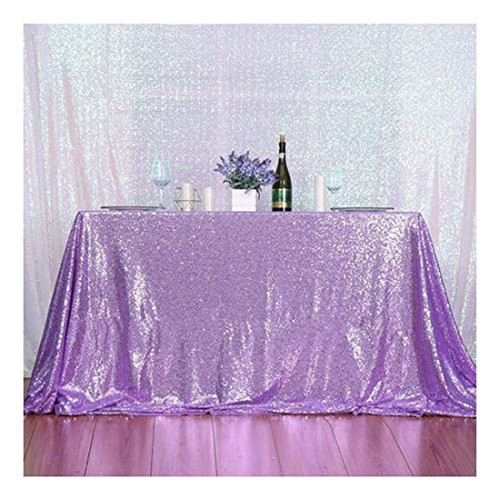 3e Inicio 50 × 72 Rectangulo Lentejuela Tablecloth Para La 0