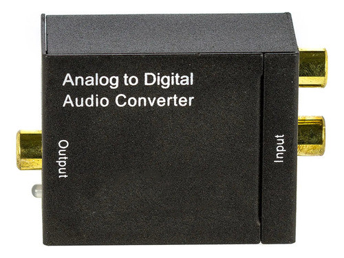 Conversor Analógico Rca Lr Spdif Para Digital Toslink 0