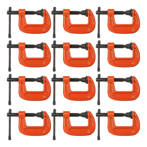 Cyeah Paquete De 12 Abrazaderas C Resistentes De 1 Pulgada, 0