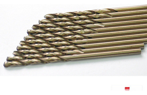 10pcs 3/32  Hss Cobalto M35 Broca Redonda Mango Resistente D 0