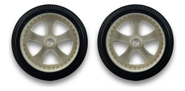 Pack 2 Ruedas 135mm Para Cortadora De Cesped Y Para Changos 0