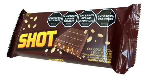 Tableta Chocolate Shot 170 Gr X 9 0