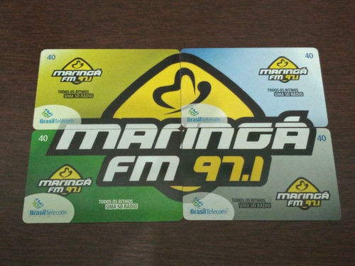 Cartões Telefonicos Série Maringá Fm Montagem 0