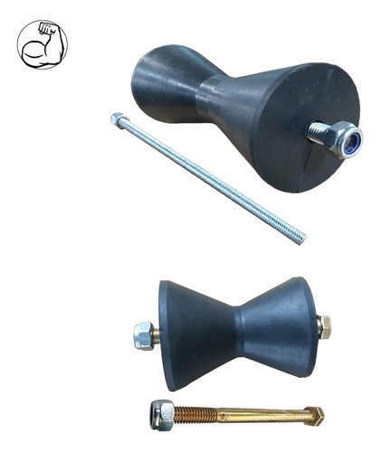 Rolete Barco 80x100mm / 80x190mm Carreta Lancha Jetski Paraf 0