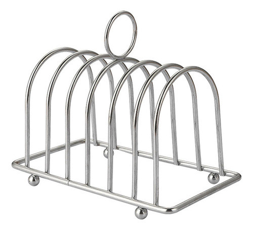 Suporte De Rack De Torradas Pão Pão Prateleira De Prata 0