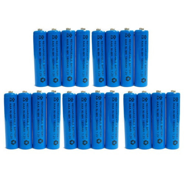 20 Pc Aaa 1800mah 1.2v Ni-mh Recargable Celular De Mp3 Rc Az 0