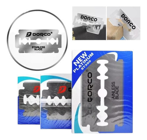 Repuesto Hojas De Afeitar Filos Navaja Barbero Dorco X 100 0
