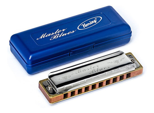 Gaita Diatônica Hering Master Blues 9020 D Ré Harmônica 0