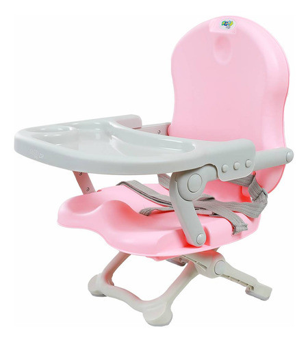 Cadeira De Alimentação Portátil P/ Bebê Zip Rosa Maxi Baby 0