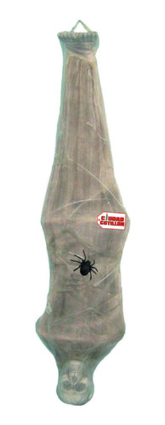 Esqueleto Atrapado Telaraña Luz 145x34x19cm Halloween - Cc 0