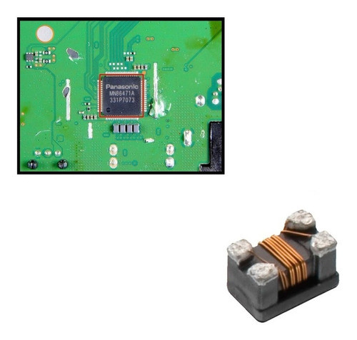 Pack X 5 Bobina Chip Hdmi Mn86471a Compatible Con Ps4 0