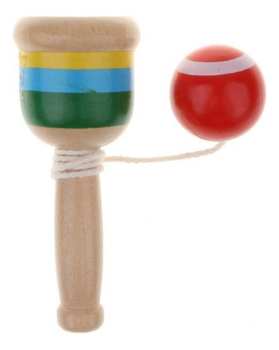 6 Madeira Pintado Habilidade Bola Crianças Educacional 0