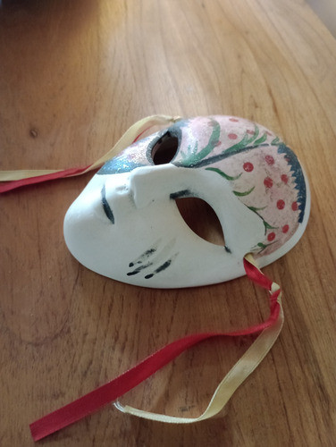 Mascara Veneciana Decorativa De Yeso 0