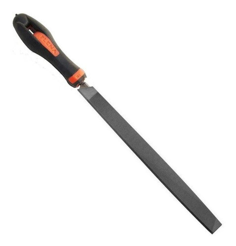 Lima Plana Paralela Fina 10cm Con Cabo Y Funda Premiun Plena 0