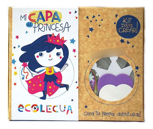 Kit Para Armar Capa Princesa Manualidades Infantiles Disfraz 0