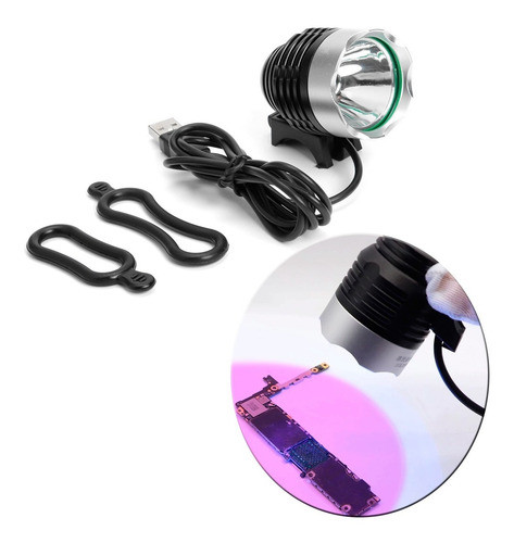 Lampara Luz Uv Secado De Resina Micro Placa Curado Circuitos 0