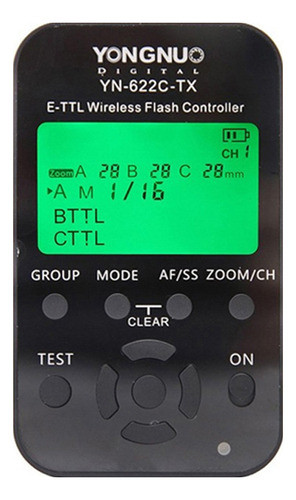 Radio Controlador Yongnuo Yn 622 Tx Ettl Para Canon 0
