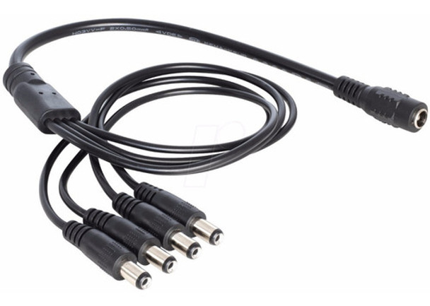 Cable Divisor Splitter 1x4 Pulpo Pulpito Alimentación Camara De Seguridad Hikvision Dahua M3k 0