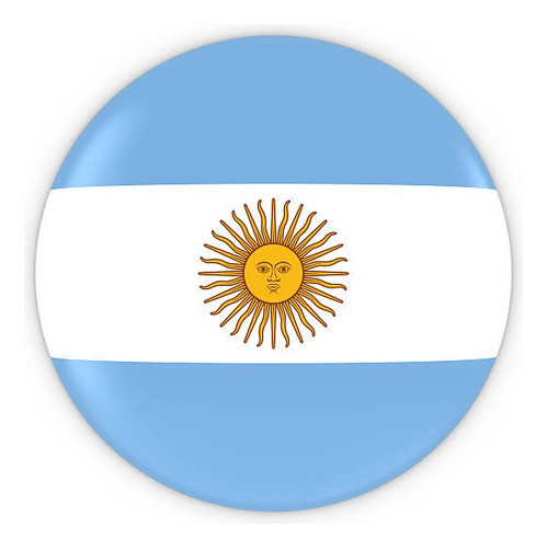 Llavero De Metal De Bandera Argentina Modelo 2 - Mdp 0