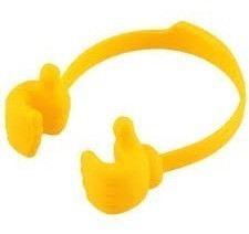 Soporte Celular Tablet De Mesa  Amarillo 0