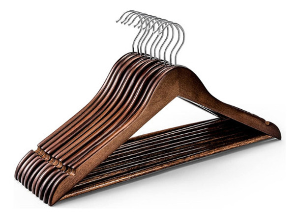 Perchas Madera Nogal Resistentes House Day 10 Unidades 0 Perchas Madera Nogal Resistentes House Day 10 Unidades 0