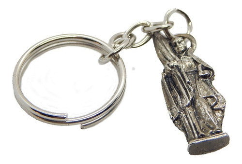 Llavero Nuevo Sin Uso Con Figura Religiosa De Metal. 0