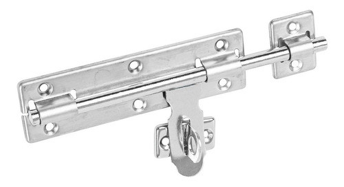 Pasador Metalico De Seguridad Plateado Puerta Traba 0