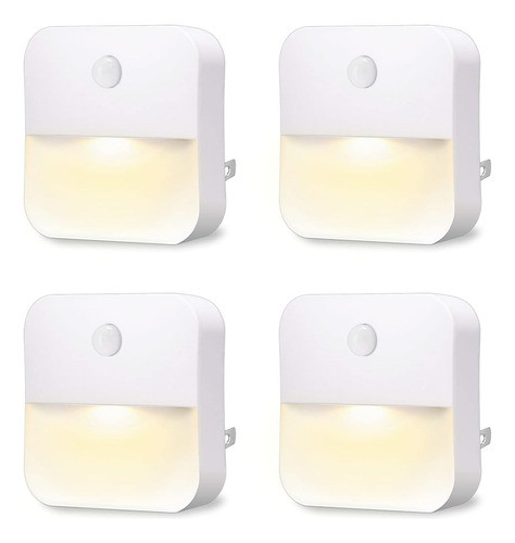 Ecogear Fx Sensor De Movimiento Luz Nocturna, [4 Pack] Plug 0