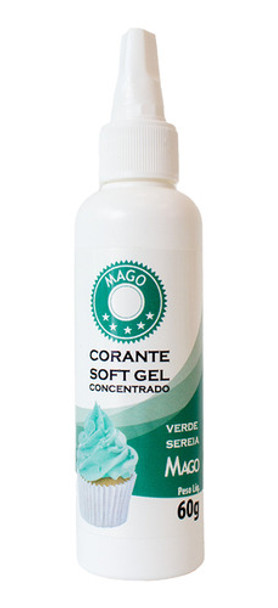 Corante Soft Gel Mago 60g Verde Sereia 0