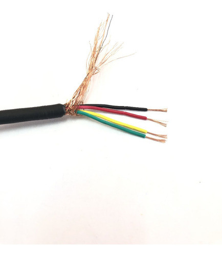 Cable Tetrapolar 4 X 0,25 + Malla Multifilar Plugtech Usa 0