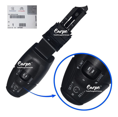 Comando Control Crucero Con Limitador Citroen Original Carpe 0