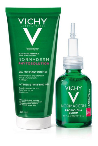 Pack Vichy Normaderm: Gel Limpiador Phytoslution+ Serum 30ml 0