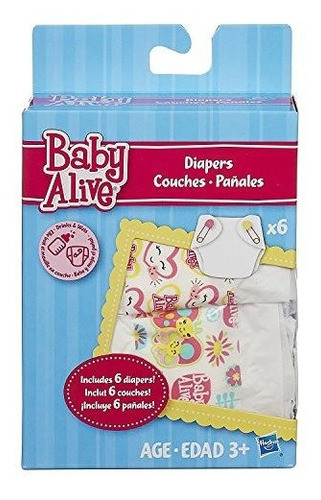 Paquete De Pañales Baby Alive (paquete De 6) 0
