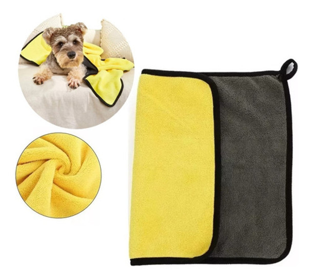 Toalla De Microfibra Gruesa Secado De Mascota 60x30cm C.dad 0 Toalla De Microfibra Gruesa Secado De Mascota 60x30cm C.dad 0