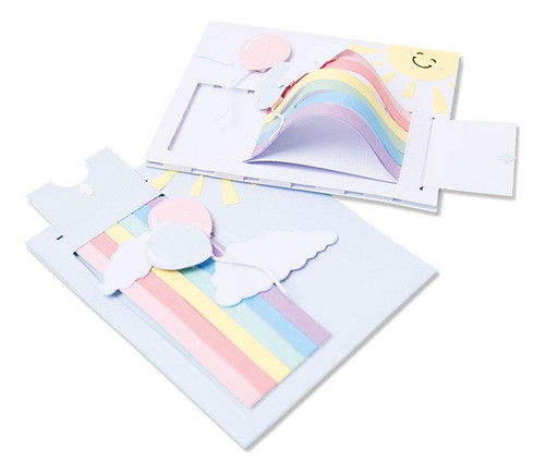 Set De 13 Troqueles - Tarjeta Deslizante Arcoíris - Sizzix 0