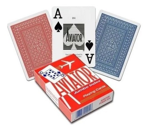Baraja Invisible Indice Jumbo Aviator Magia / Alberico Magic 0